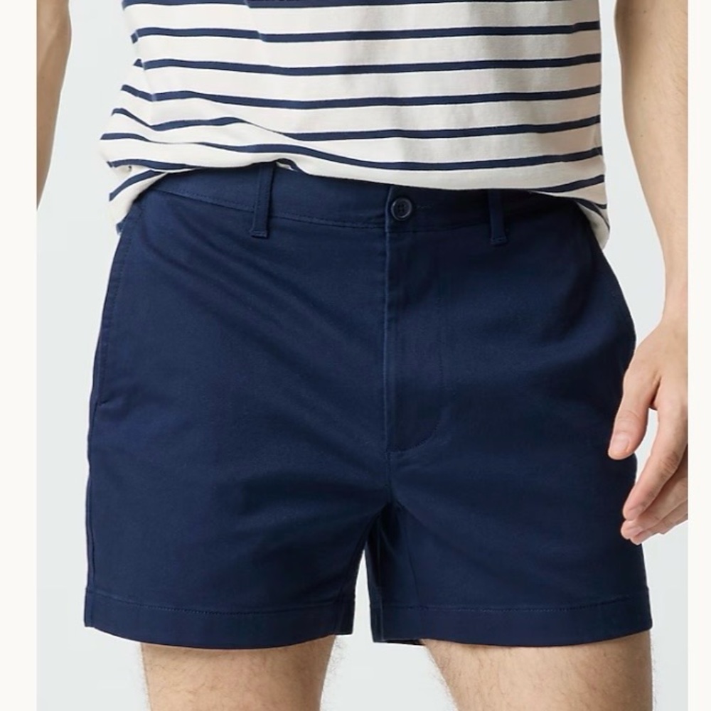 J. Crew 5" flex chino short